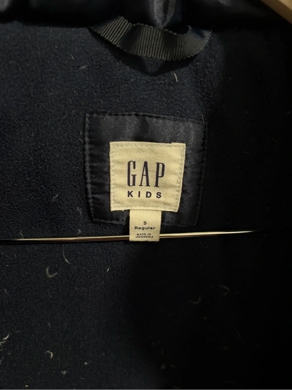 GAP Puffer Jacket with Faux Fur Trim